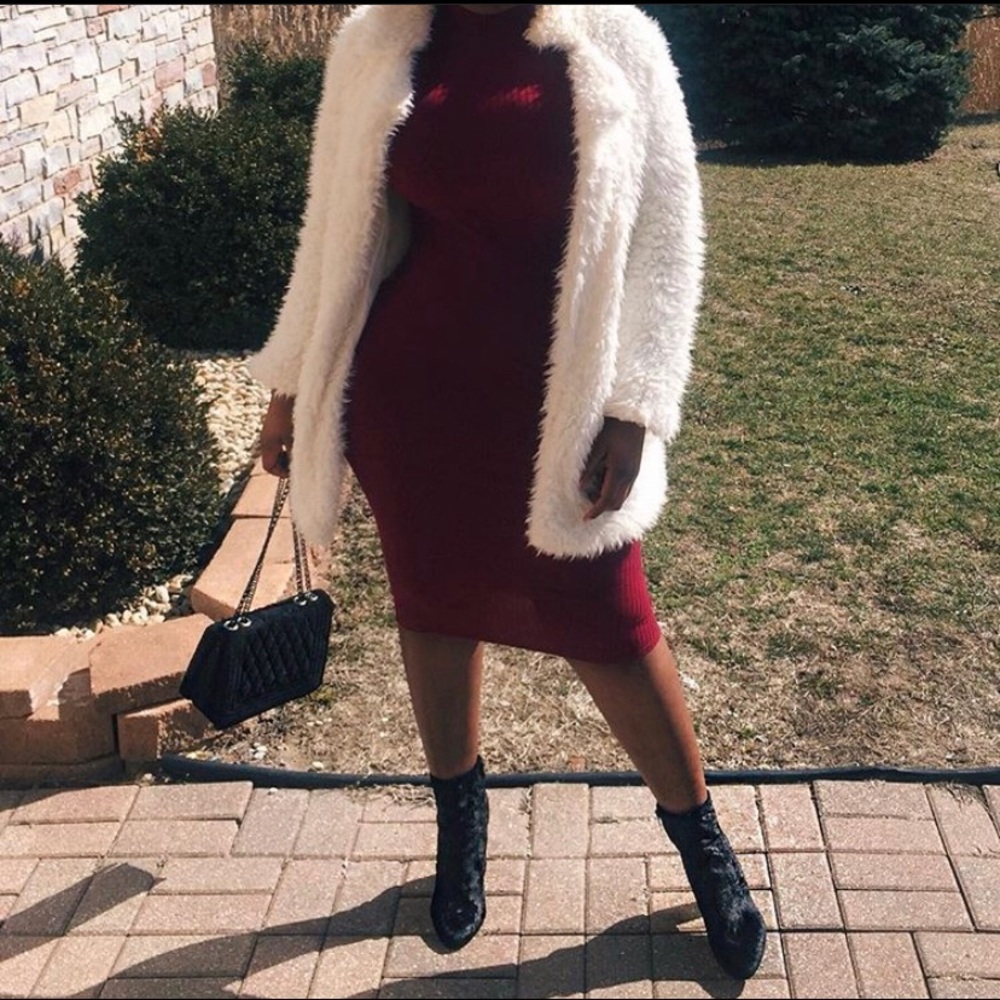 Faux fur jacket